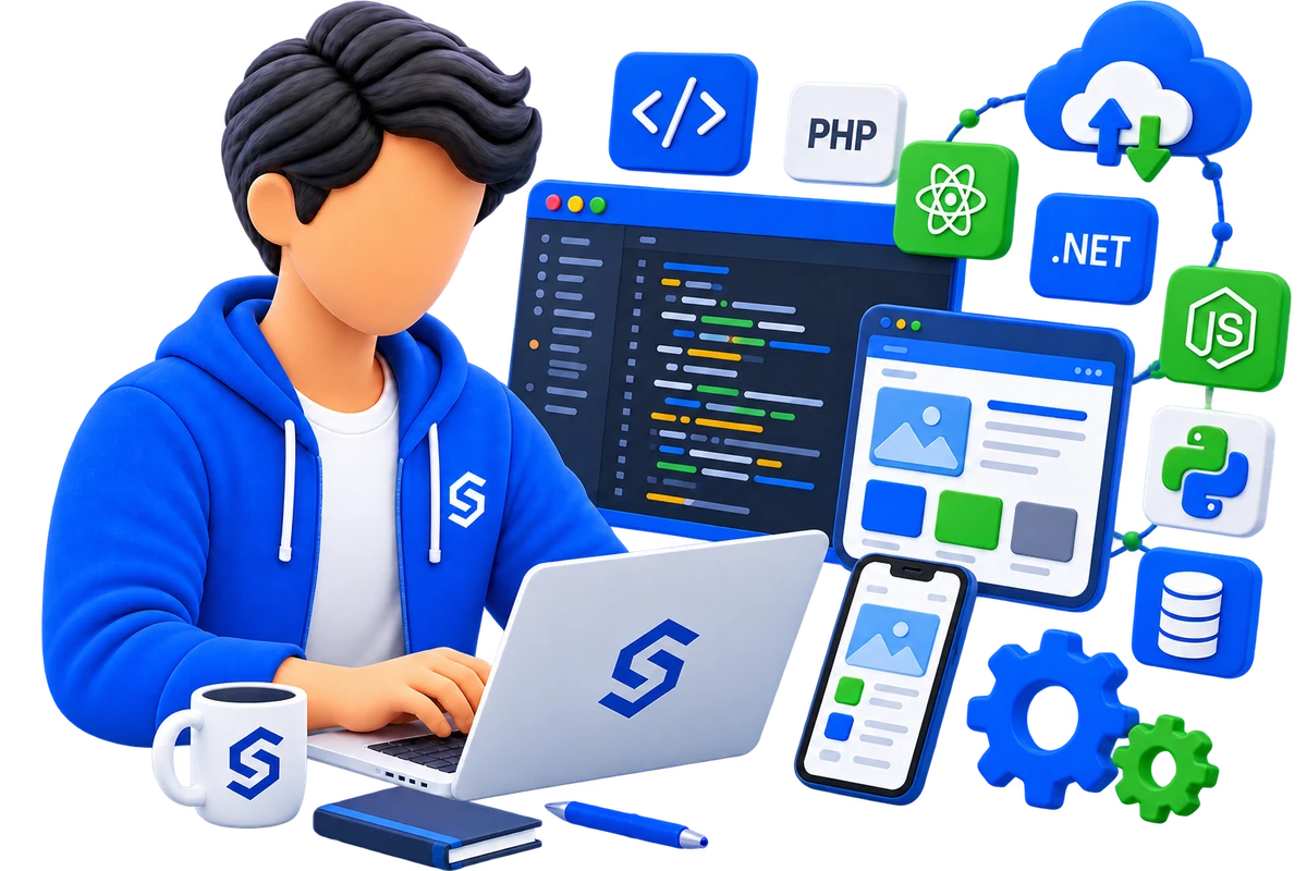 Custom software development services - Android, iOS, web and Windows applications