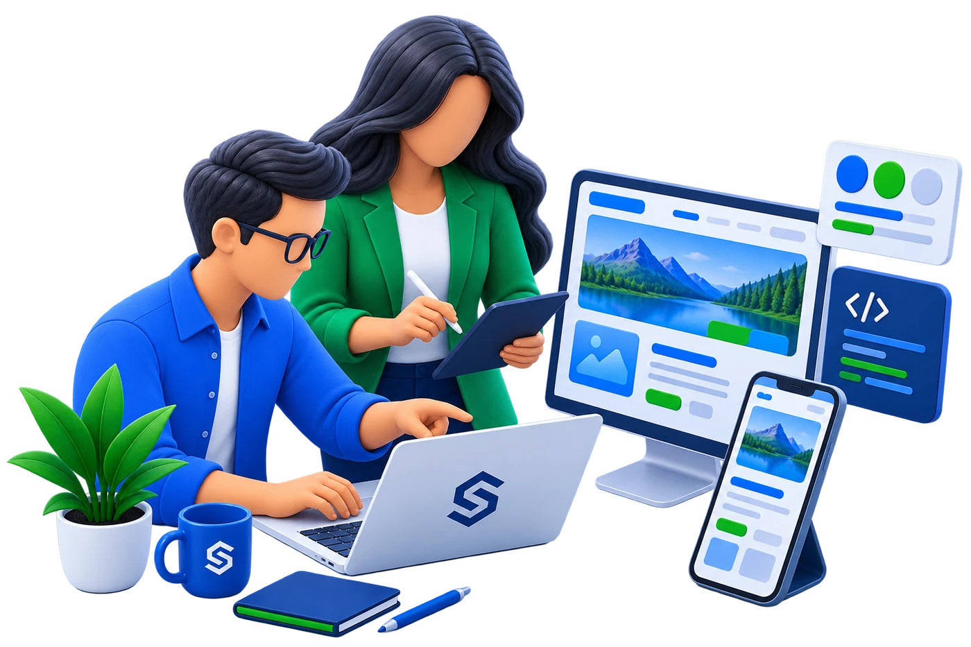 Professional website design and development services